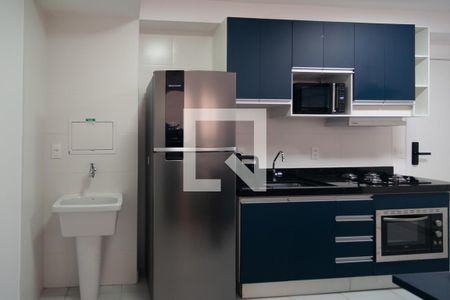 Sala / Cozinha de apartamento à venda com 1 quarto, 37m² em Centro, São Paulo