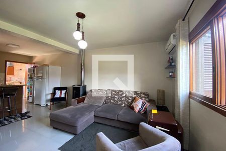 Sala  de casa de condomínio à venda com 2 quartos, 83m² em Scharlau, São Leopoldo