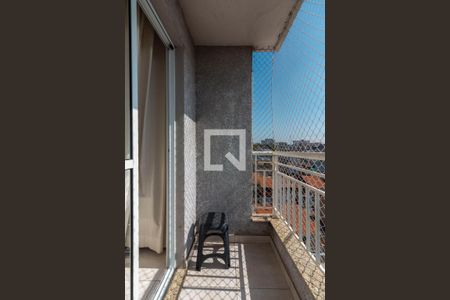 Varanda da Sala de apartamento à venda com 2 quartos, 50m² em Vila Carmosina, São Paulo