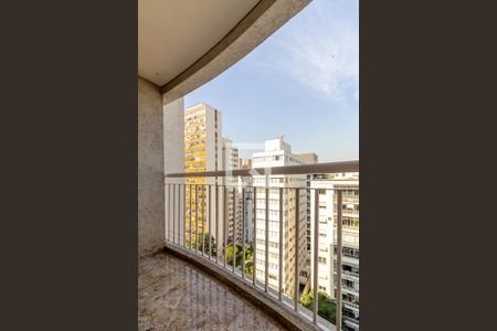 Varanda do Quarto de apartamento à venda com 1 quarto, 56m² em Santa Cecilia, São Paulo