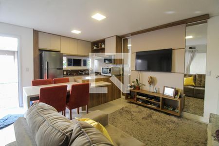 Sala de Estar de casa de condomínio para alugar com 3 quartos, 110m² em Niterói, Canoas