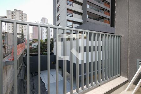 Varanda de apartamento para alugar com 1 quarto, 24m² em Brooklin Paulista, São Paulo