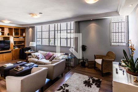 Sala de apartamento à venda com 3 quartos, 126m² em Santa Cecília, São Paulo