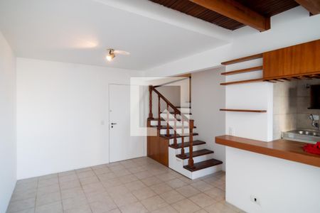 Sala de apartamento à venda com 1 quarto, 50m² em Brooklin, São Paulo