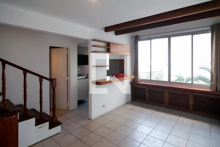 Sala de apartamento à venda com 1 quarto, 50m² em Brooklin, São Paulo