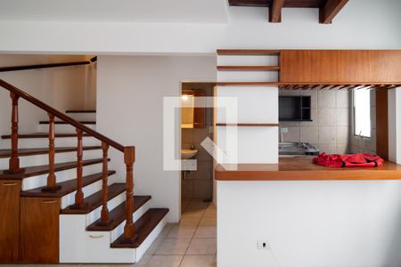 Sala de apartamento à venda com 1 quarto, 50m² em Brooklin, São Paulo