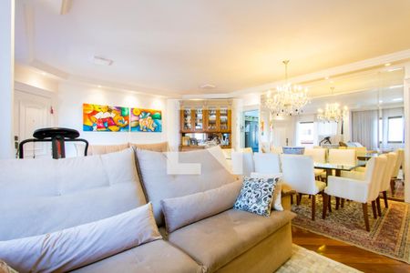 Sala de apartamento à venda com 4 quartos, 136m² em Vila Gilda, Santo André