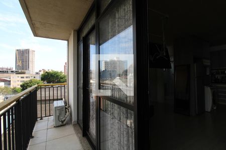 varanda de kitnet/studio para alugar com 1 quarto, 35m² em Santo Amaro, São Paulo