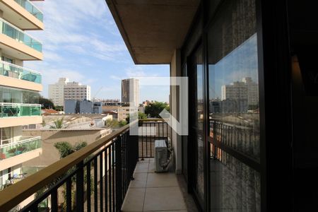 varanda de kitnet/studio para alugar com 1 quarto, 35m² em Santo Amaro, São Paulo