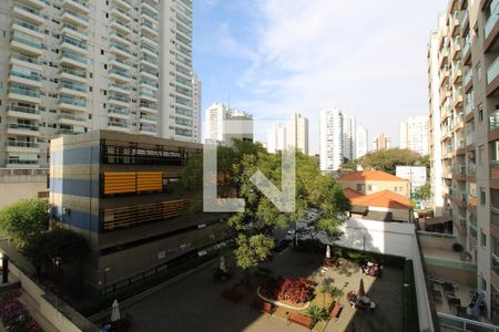 varanda de kitnet/studio para alugar com 1 quarto, 35m² em Santo Amaro, São Paulo