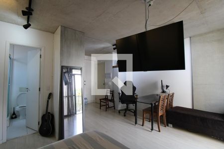Sala/Quarto de kitnet/studio para alugar com 1 quarto, 35m² em Santo Amaro, São Paulo