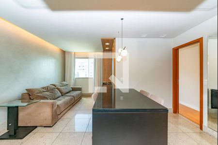 Sala de apartamento para alugar com 2 quartos, 65m² em Belvedere, Belo Horizonte