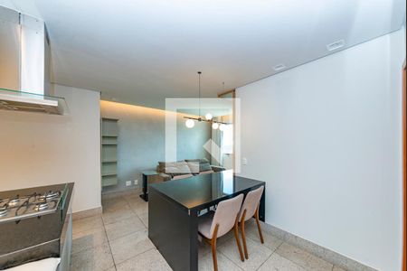 Sala de apartamento para alugar com 2 quartos, 65m² em Belvedere, Belo Horizonte