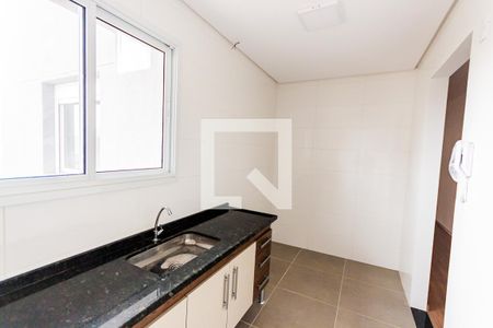 Cozinha de apartamento para alugar com 2 quartos, 66m² em Campestre, Santo André