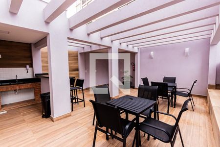 Área comum - Churrasqueira de apartamento para alugar com 2 quartos, 66m² em Campestre, Santo André