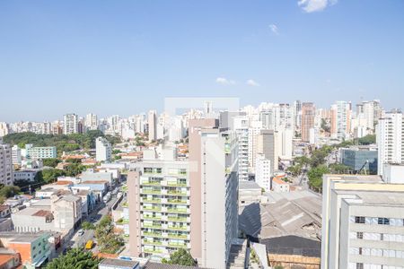 Vista do Quarto e Cozinha de kitnet/studio à venda com 1 quarto, 18m² em Perdizes, São Paulo