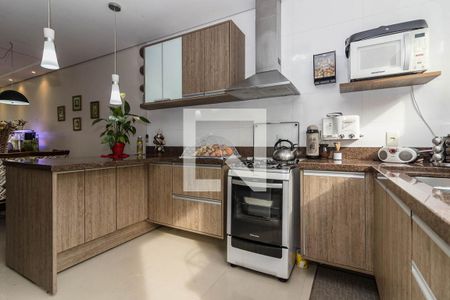 Cozinha de casa à venda com 4 quartos, 147m² em Campo Novo, Porto Alegre