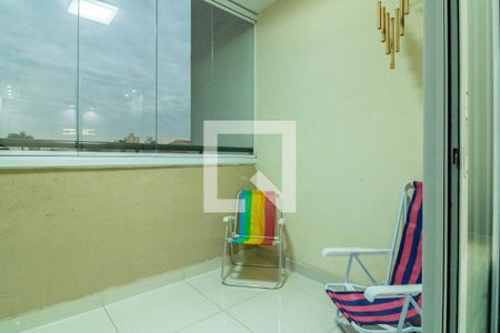 Varanda da Sala de apartamento para alugar com 2 quartos, 55m² em Vila Guarani (z Sul), São Paulo