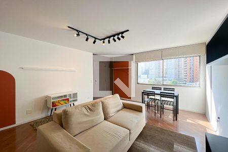 Sala de apartamento para alugar com 2 quartos, 75m² em Vila Olímpia, São Paulo