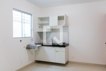 Sala/Cozinha de kitnet/studio para alugar com 1 quarto, 29m² em Jardim dos Comerciarios (venda, Belo Horizonte