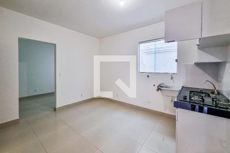 Sala/Cozinha de kitnet/studio para alugar com 1 quarto, 29m² em Jardim dos Comerciarios (venda, Belo Horizonte