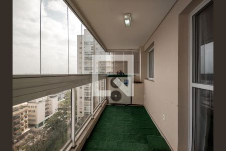 Varanda de apartamento para alugar com 2 quartos, 76m² em Jardim Las Palmas, Guarujá
