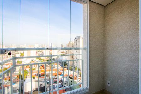 Varanda da sala de apartamento à venda com 2 quartos, 50m² em Vila Leopoldina, Santo André