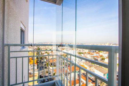 Varanda da sala de apartamento à venda com 2 quartos, 50m² em Vila Leopoldina, Santo André