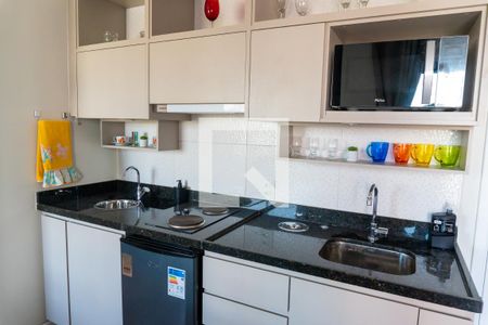 Studio para alugar com 27m², 1 quarto e sem vagaCozinha 