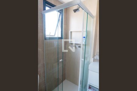 Studio para alugar com 27m², 1 quarto e sem vagaSuíte banheiro 