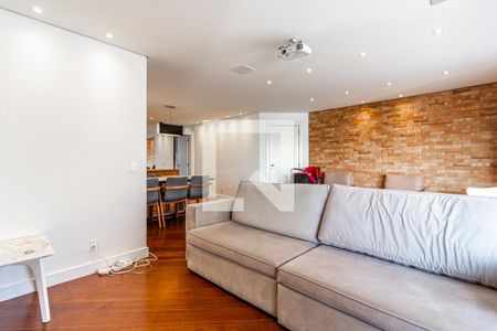 Sala de apartamento para alugar com 3 quartos, 138m² em Indianópolis, São Paulo