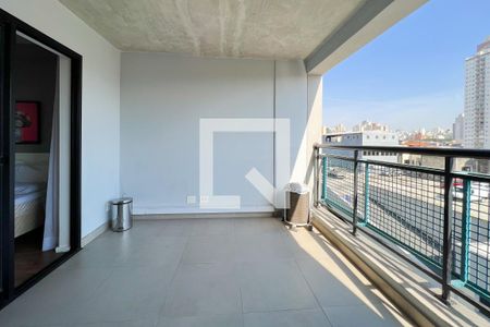 Studio para alugar com 32m², 1 quarto e 1 vagaVaranda