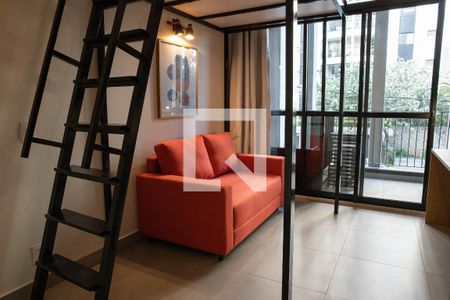 Sala de apartamento para alugar com 1 quarto, 26m² em Perdizes, São Paulo