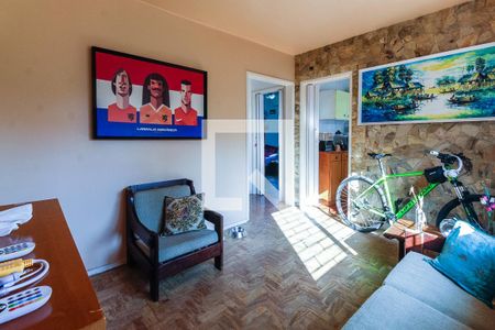 Sala de apartamento à venda com 2 quartos, 50m² em Petrópolis, Porto Alegre