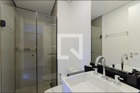 Banheiro de kitnet/studio para alugar com 1 quarto, 21m² em Vila Mariana, São Paulo