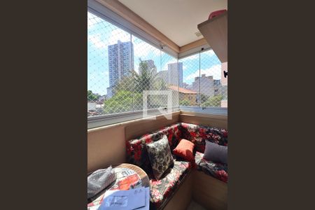 Varanda da Sala de apartamento à venda com 2 quartos, 44m² em Campestre, Santo André