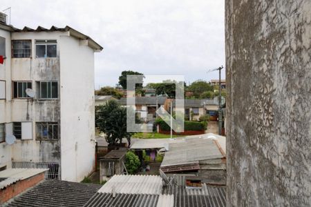 Sala- Vista de apartamento à venda com 2 quartos, 43m² em Guajuviras, Canoas