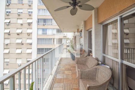 Varanda de apartamento à venda com 4 quartos, 220m² em Botafogo, Rio de Janeiro