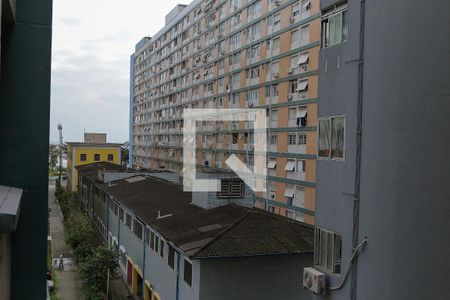 Vista de kitnet/studio para alugar com 1 quarto, 27m² em Boqueirão, Santos