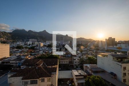 Sala Varanda Vista de apartamento à venda com 1 quarto, 71m² em Tijuca, Rio de Janeiro