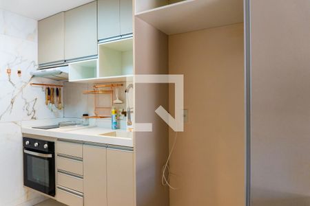 Cozinha de kitnet/studio à venda com 1 quarto, 25m² em Mirandópolis, São Paulo