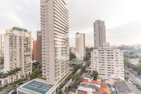 Vistada Varanda da Sala de apartamento para alugar com 1 quarto, 41m² em Vila Mariana, São Paulo