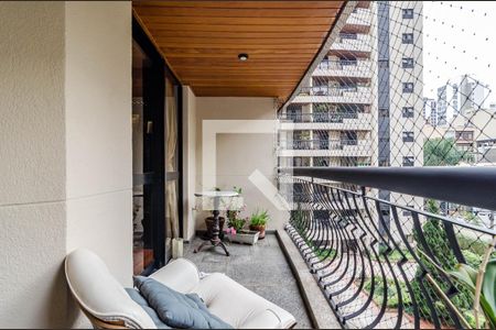 Varanda da Sala de apartamento à venda com 3 quartos, 190m² em Jardim Paulista, São Paulo