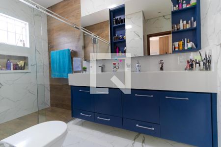Banheiro da Suíte de casa à venda com 3 quartos, 387m² em Jardim Eulina, Campinas