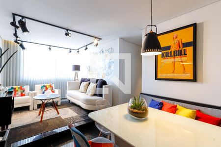 Sala de apartamento à venda com 3 quartos, 68m² em Parque Novo Mundo, São Paulo