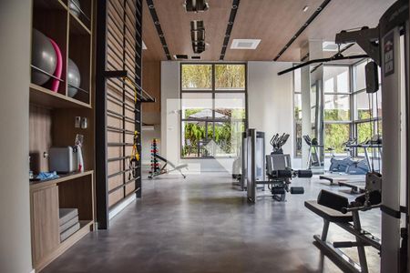 Apartamento para alugar com 44m², 1 quarto e 1 vaga Apartamento para alugar com 44m², 1 quarto e 1 vagaAcademia