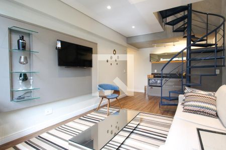 Apartamento à venda com 48m², 1 quarto e 1 vaga Apartamento à venda com 48m², 1 quarto e 1 vagaSala