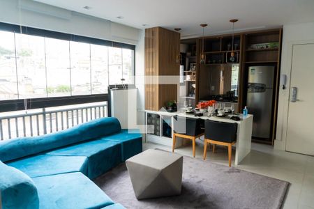 Sala de apartamento para alugar com 2 quartos, 50m² em Chácara Inglesa, São Paulo
