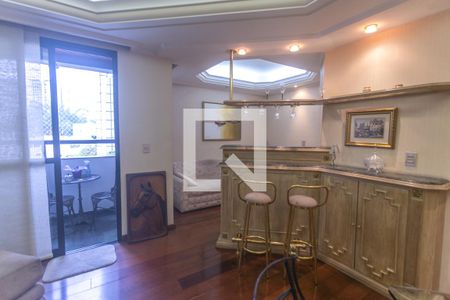 Sala de estar de apartamento à venda com 3 quartos, 137m² em Baeta Neves, São Bernardo do Campo