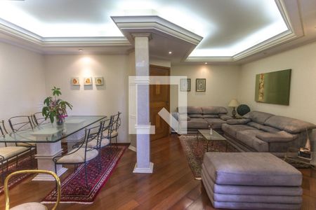 Sala de estar de apartamento à venda com 3 quartos, 137m² em Baeta Neves, São Bernardo do Campo